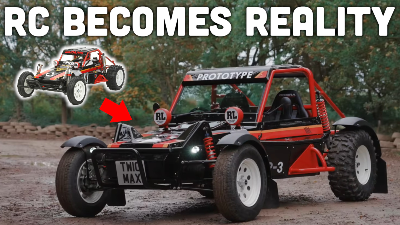 "Experience the Thrill of Driving a Human-Sized RC Buggy with the Tamiya Wild One MAX"