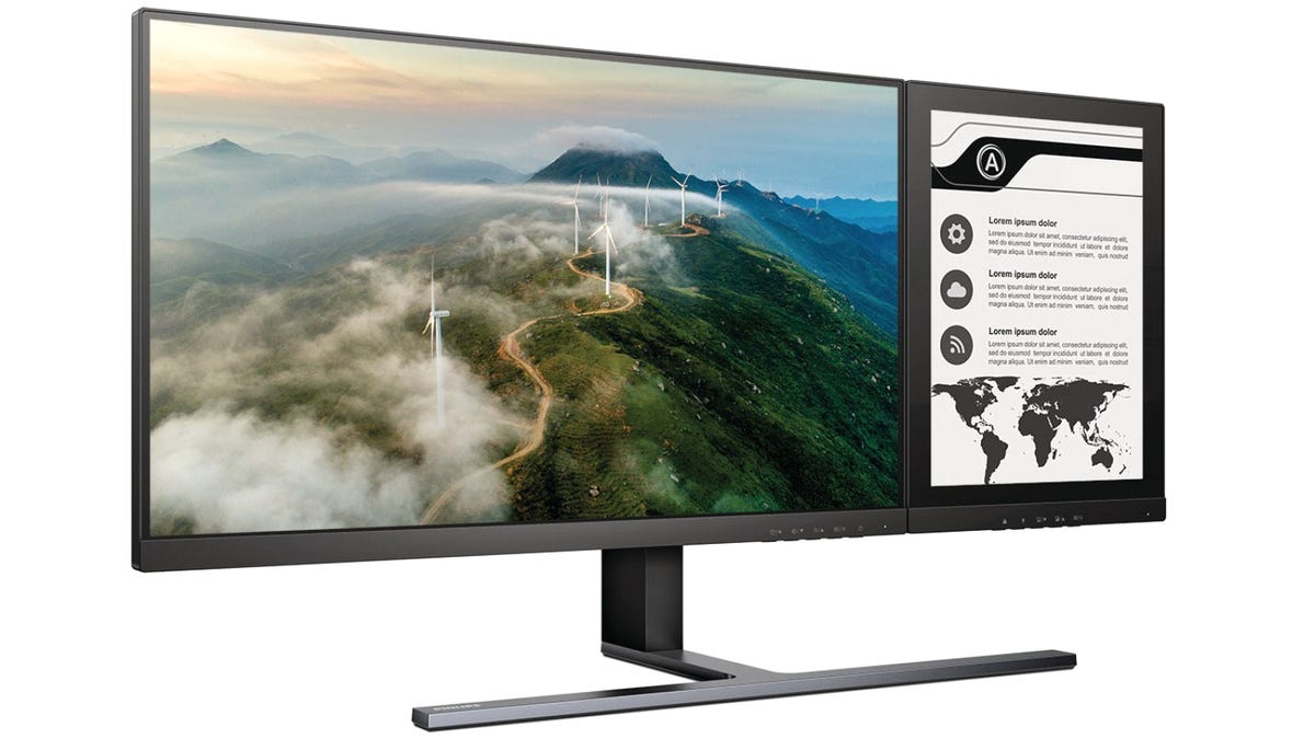 Featured image for Philips Combines LCD Monitor and E-Ink Tablet for Relaxing Browsing Experience.