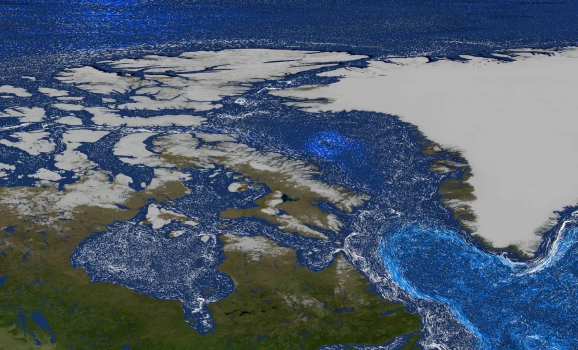 Featured image for NASA Supercomputers Uncover Greenland's Melting Ice Impact on Marine Ecosystems