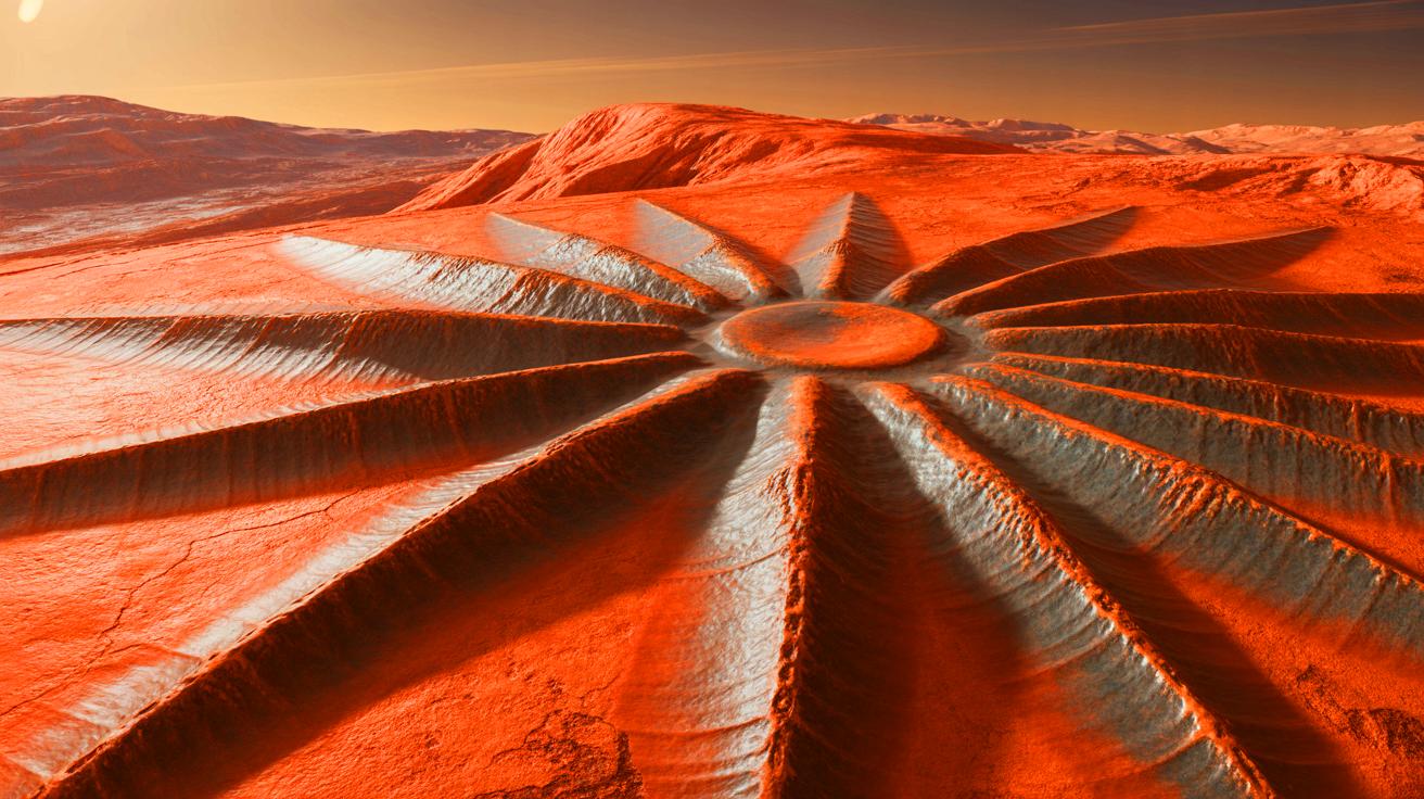 Featured image for NASA Solves Mars Spider Mystery with Liquid Nitrogen Experiments