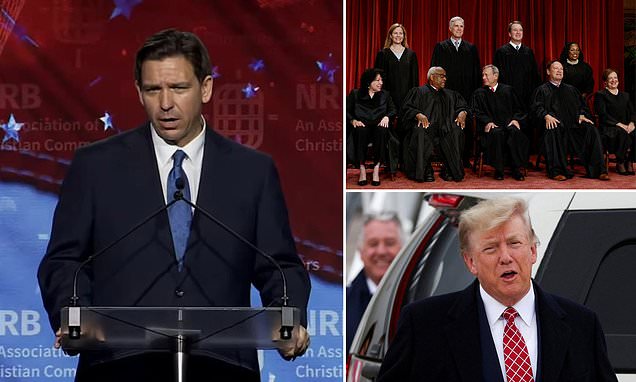 DeSantis Strategizes Conservative Supreme Court Majority Ahead of Potential Presidential Run.
