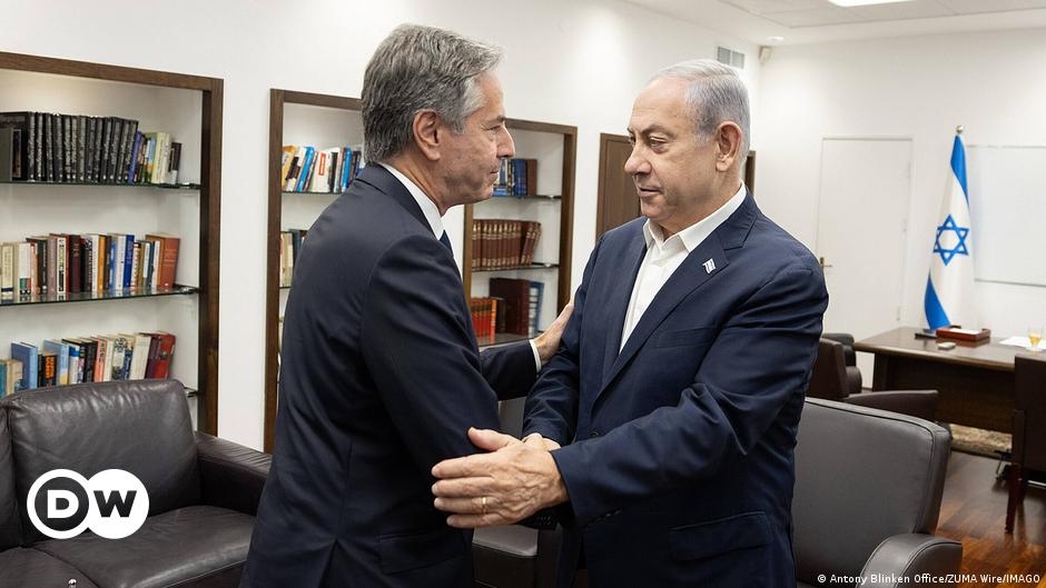 "Blinken Urges Protection of Civilians as Israel-Hamas War Escalates"