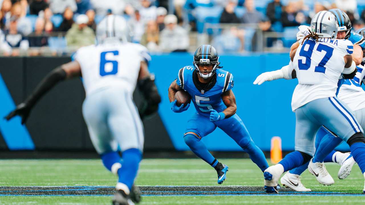 Featured image for Rico Dowdle Leads Panthers to Victory Over Cowboys in Revenge Game