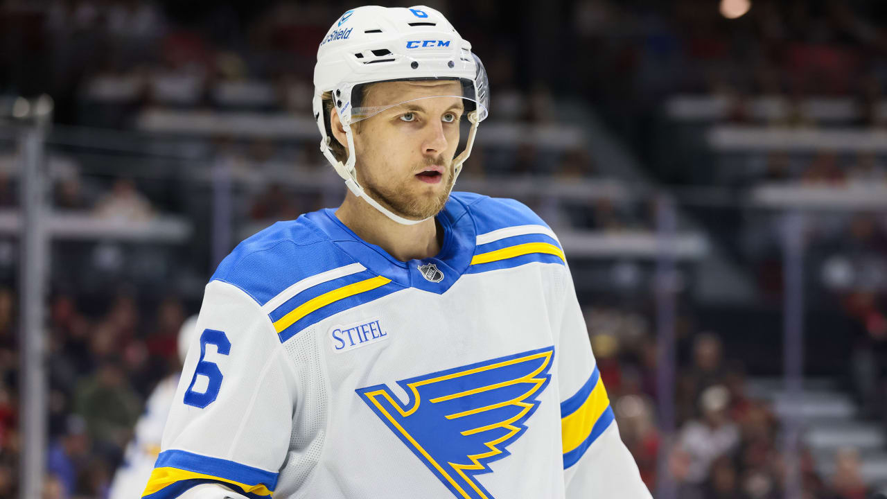 Featured image for Blues Extend Philip Broberg's Contract to Six Years, $48 Million