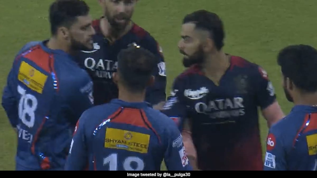 Featured image for IPL 2023: Twitter Reacts to Naveen-ul-Haq's "Sweet Mango" Post During MI vs RCB Game