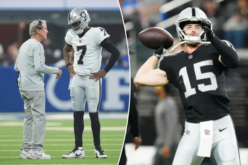 Featured image for Raiders' Season Crisis Deepens Amid Geno Smith Struggles and Low Point