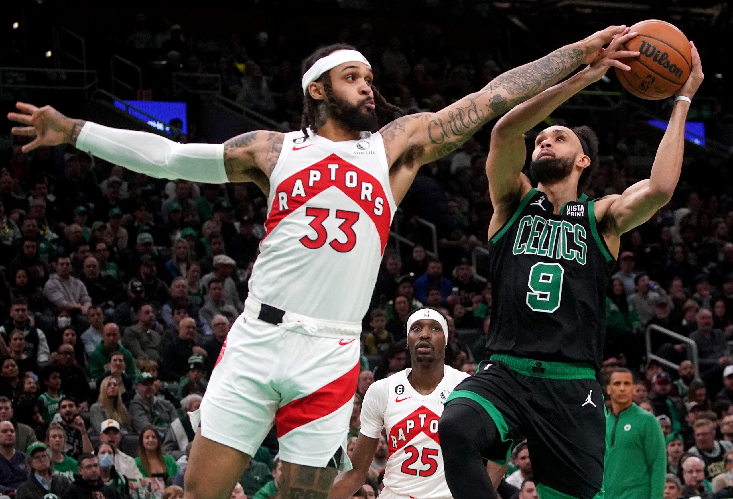 Featured image for "Celtics Dominate Raptors in Short-Handed Victory: 7 Key Takeaways"