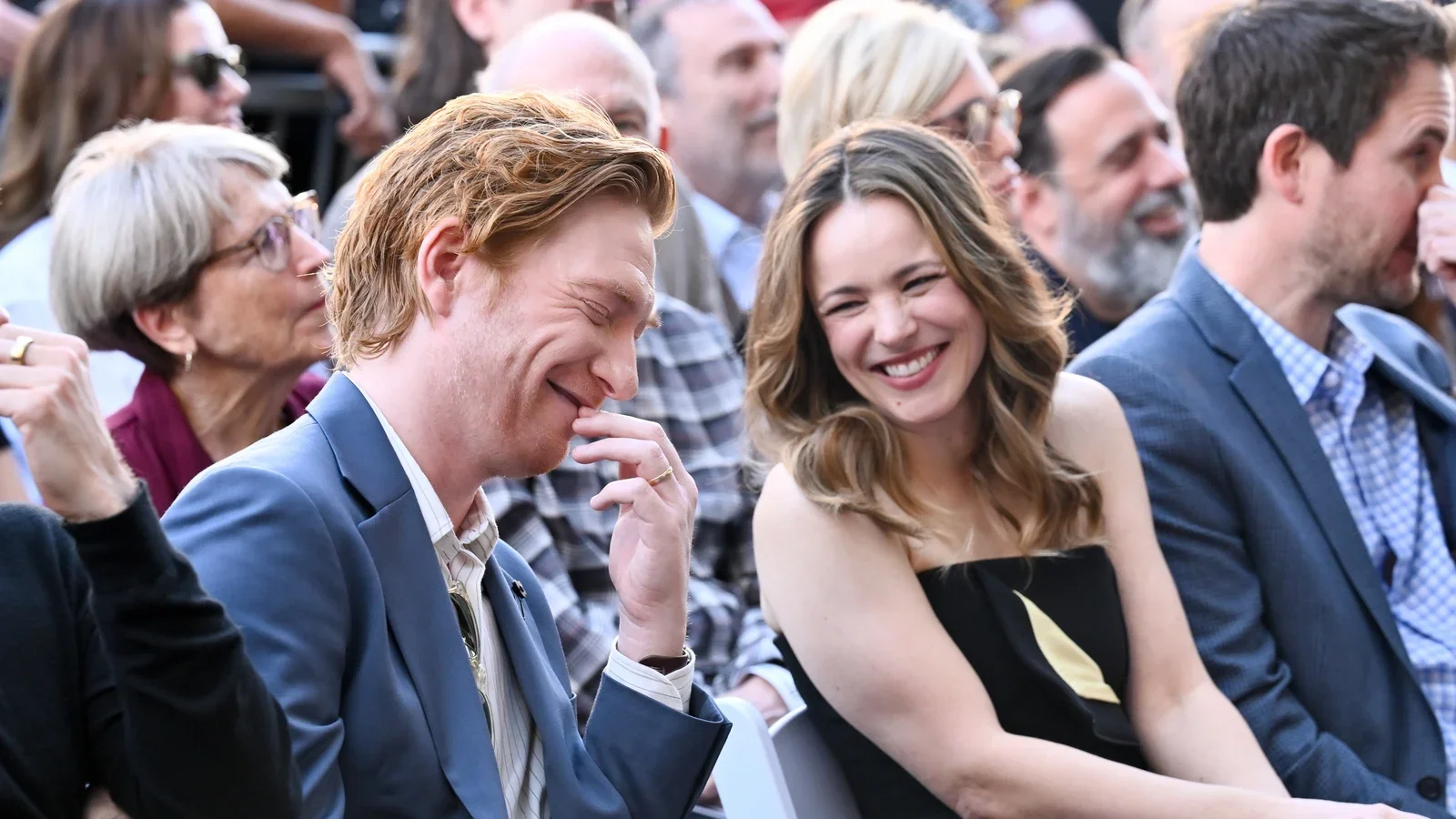 Gleeson praises McAdams as the loveliest on Walk of Fame day