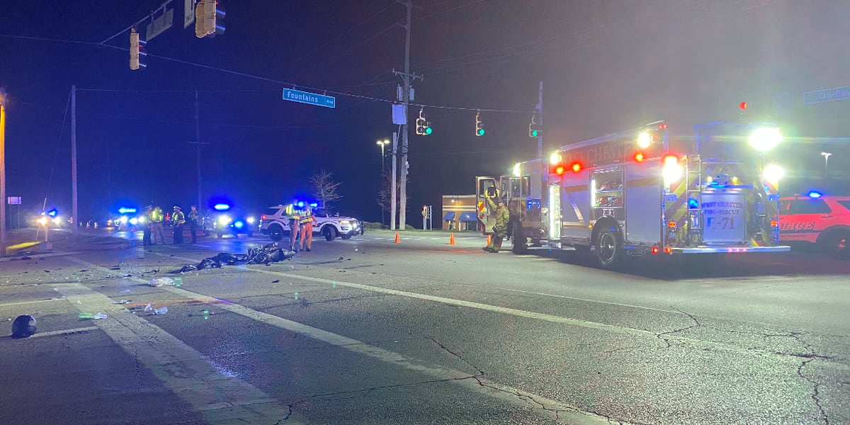 "West Chester Crash Leaves Motorcyclist with Life-Threatening Injuries"