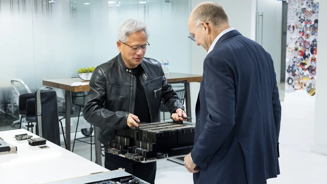 Featured image for Nvidia's Jensen Huang Addresses AI's Impact on Jobs and Innovation