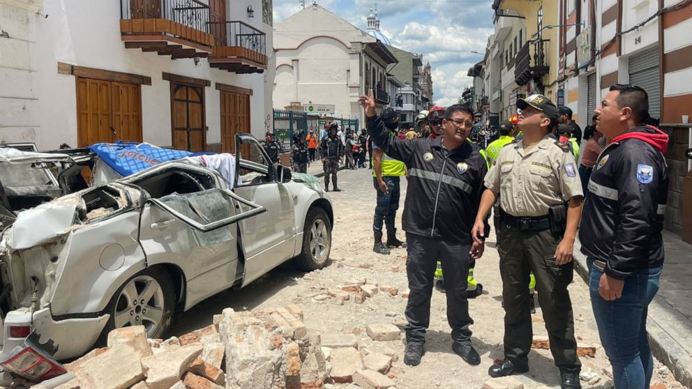 Multiple Earthquakes Strike Ecuador, Leaving Dozens Dead and Widespread Damage