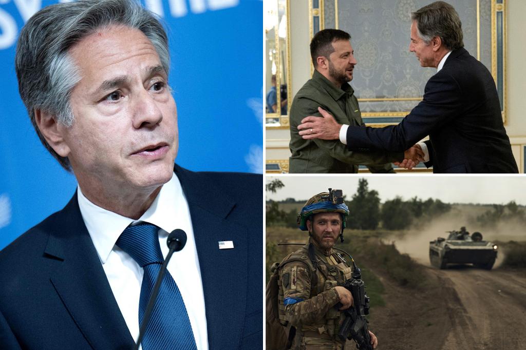 "Blinken's Kyiv Trip: Unveiling $1B Aid Package for Ukraine"