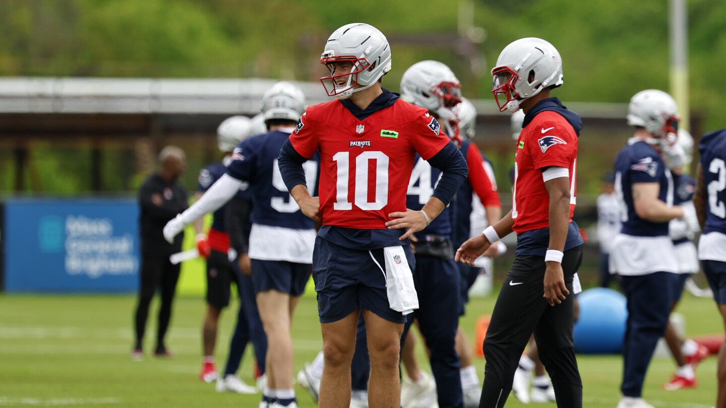 Featured image for Patriots OTA Highlights: Maye's Progress, Vrabel's Leadership, and Offensive Challenges