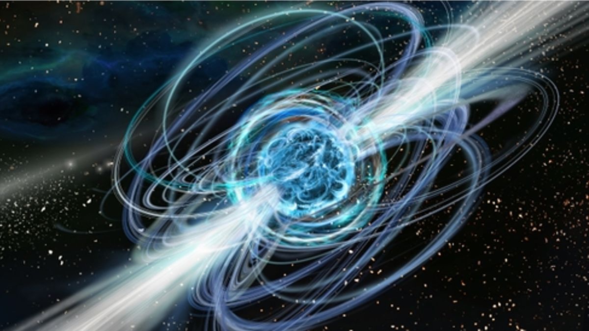 Featured image for "Puzzling Radio Signals: Unexplained Behavior of a Reawakened Magnetar"