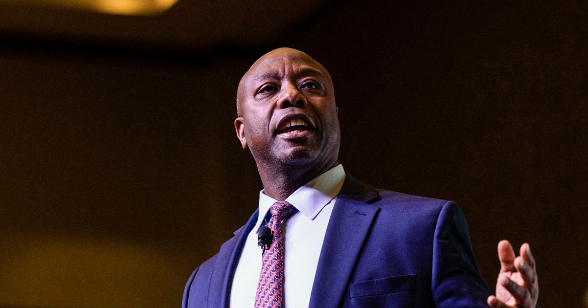 Sen. Tim Scott pledges support for conservative, pro-life legislation.