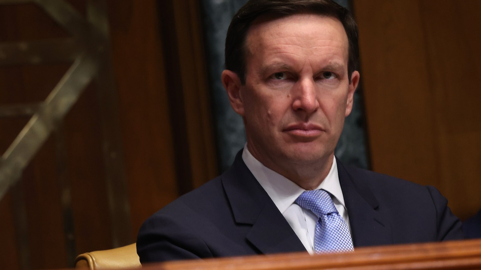 Featured image for "Sen. Chris Murphy: Republicans Pushing for Border Chaos, Democrats Must Take Offensive Stance"