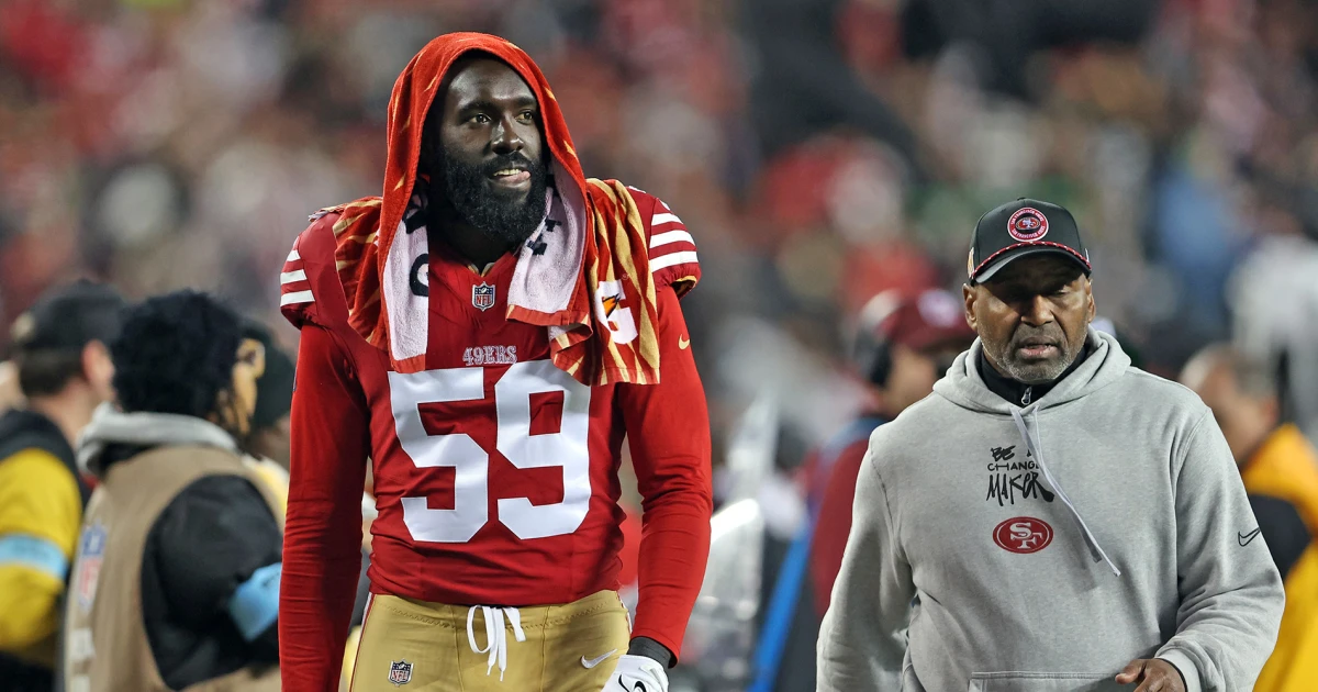 Featured image for 49ers' De'Vondre Campbell Faces Backlash for Refusing to Play Against Rams