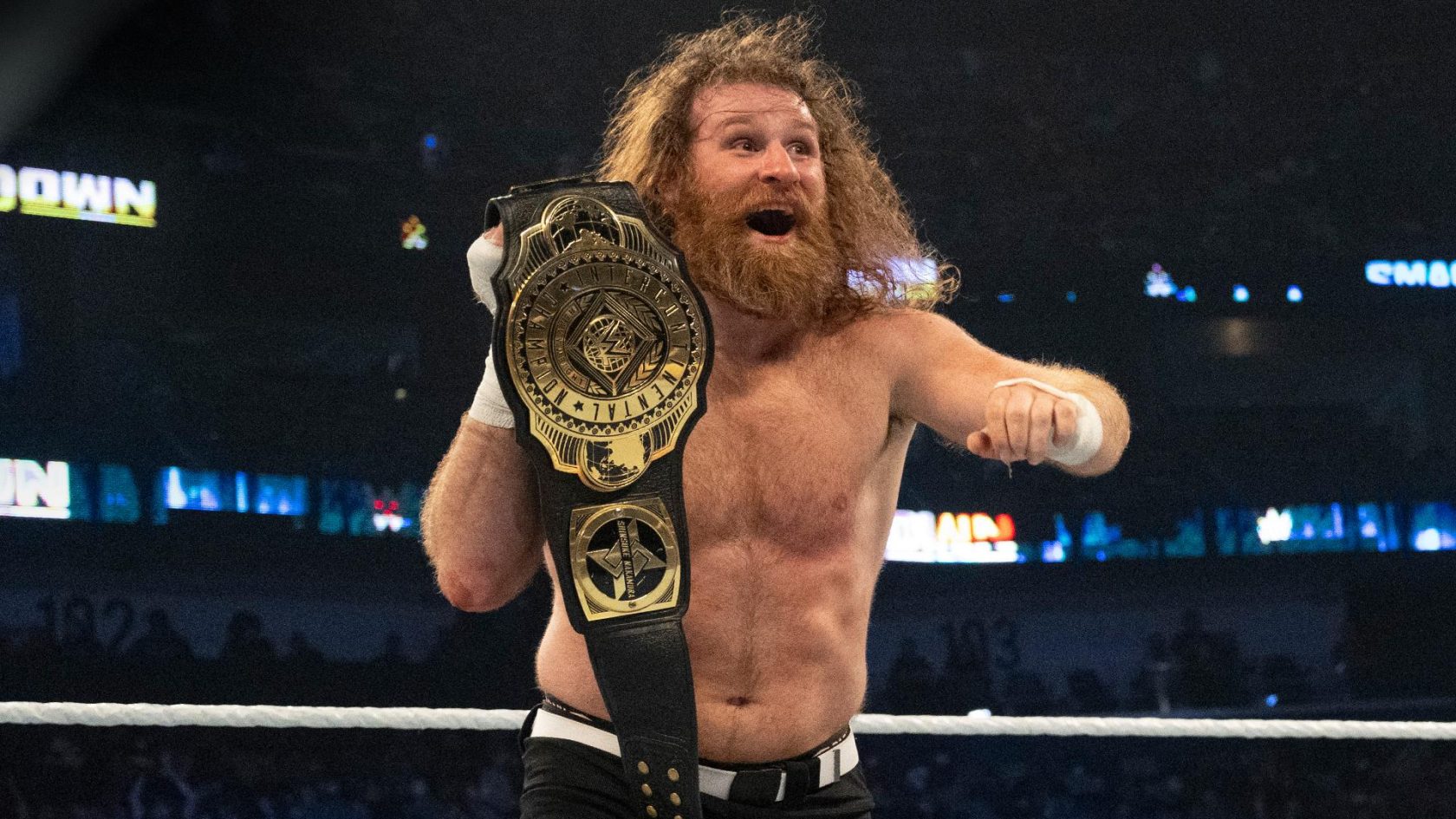 Featured image for "WWE WrestleMania 40: Sami Zayn Dethrones Gunther, Rock and Roman Reign Victorious"