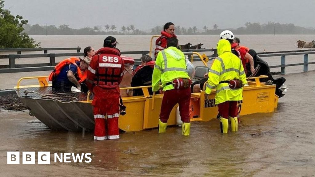 Featured image for "Record Rainfall Submerges Queensland Airport, Unleashing Crocodile Chaos"