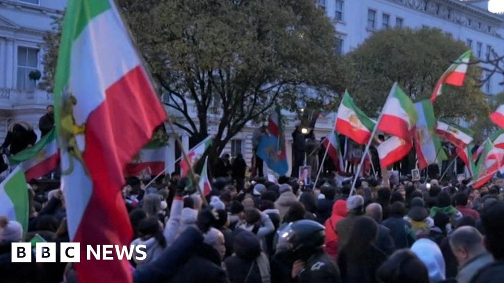 Featured image for Protests Erupt at Iranian Embassy in London Over Regime Tensions