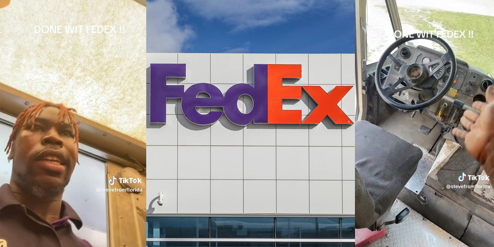 FedEx driver's nightmare: Broken transmission, faulty brakes, and missing mirror while delivering 185 packages.