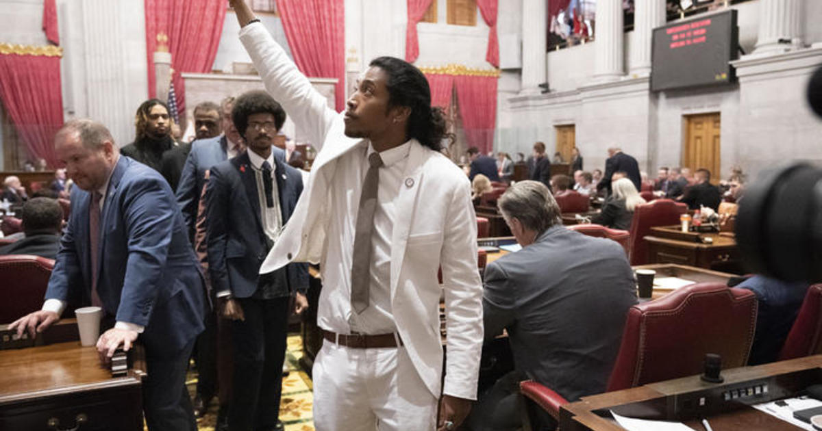 Tennessee GOP expels Democrats over mass shooting protest.
