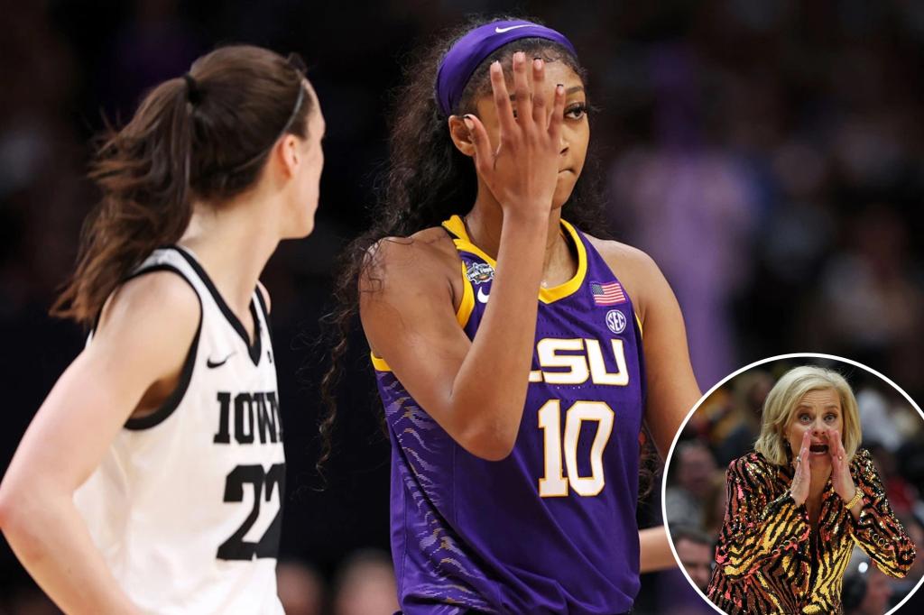Featured image for Angel Reese speaks out on LSU taunting incident and double standards.
