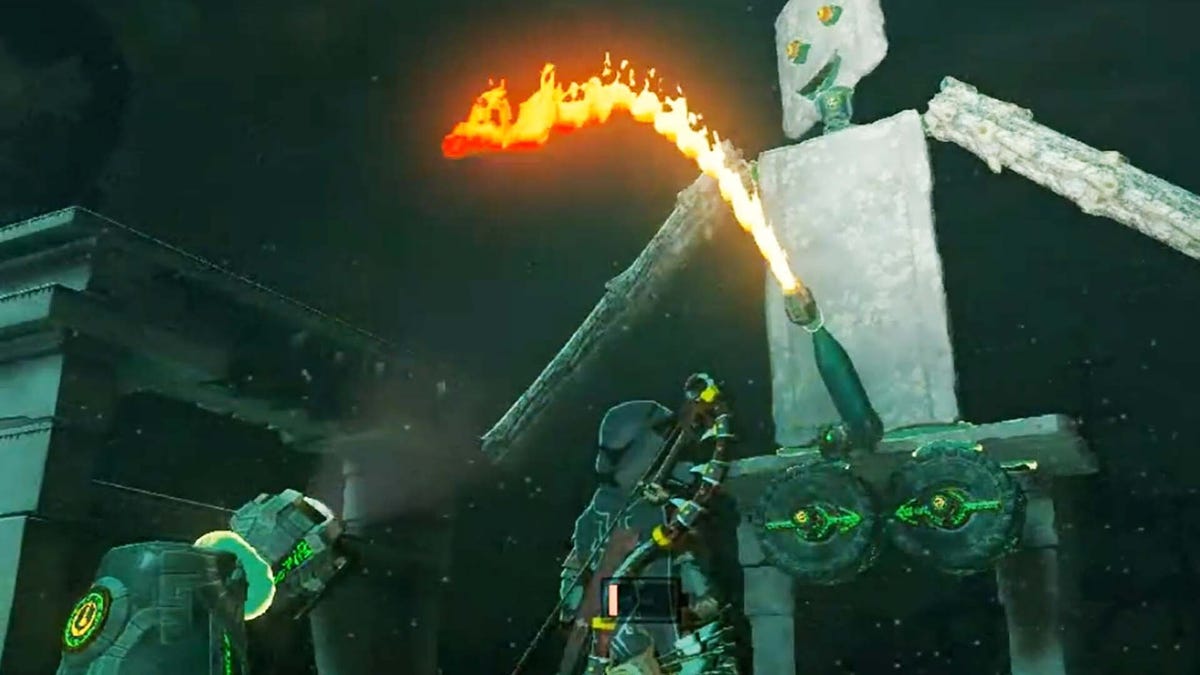 Featured image for "Tears of the Kingdom introduces flamethrowing appendage in Zelda game"