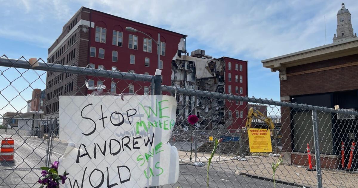 Featured image for Davenport building collapse prompts search, fines, and calls for explanation.