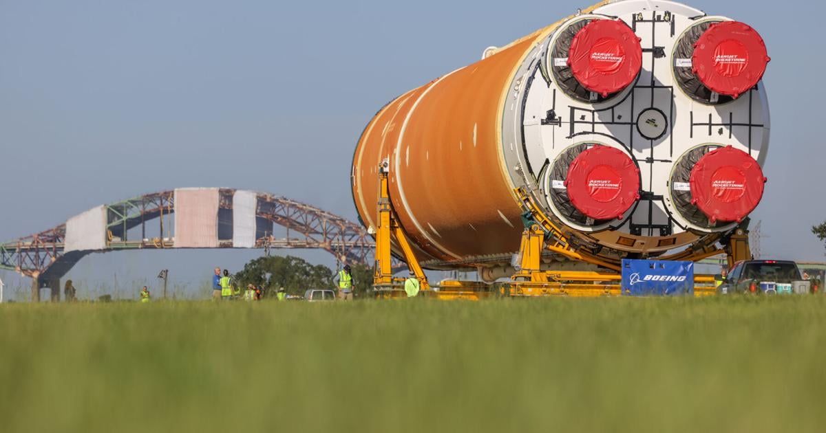 Artemis II Moon Rocket Departs New Orleans for Kennedy Space Center