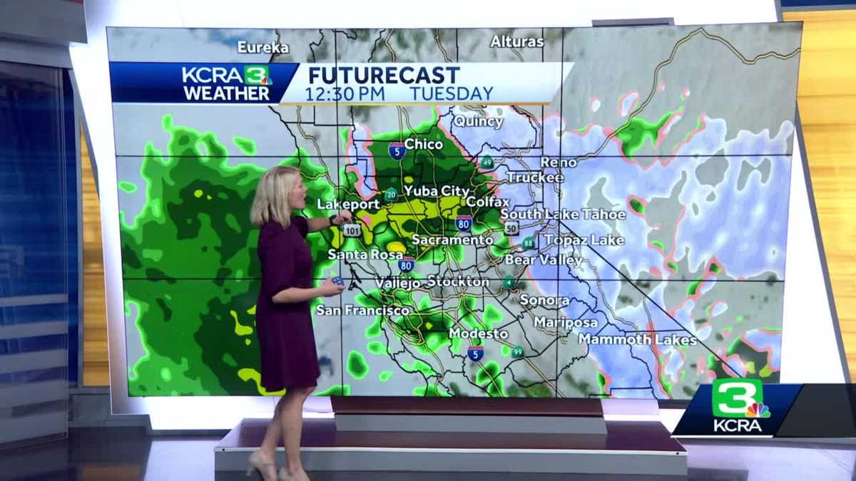 "Strong Storm Brings Heavy Rain and Snow to Northern California"