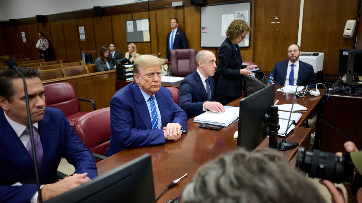Featured image for "Trump's Hush Money Trial: Contempt Motion Filed, Live Updates on Jury Selection"