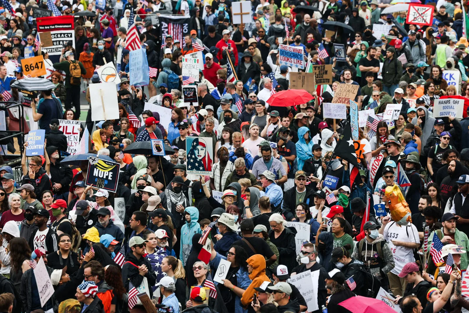 Massive 'No Kings' Protests Erupt Nationwide Against Trump and Military Parades