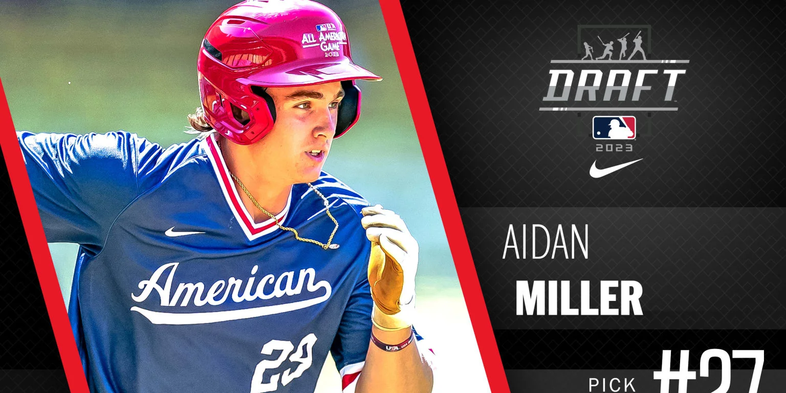 Philly Phillies Draft Aidan Miller as No. 27 Pick in 2023 MLB Draft