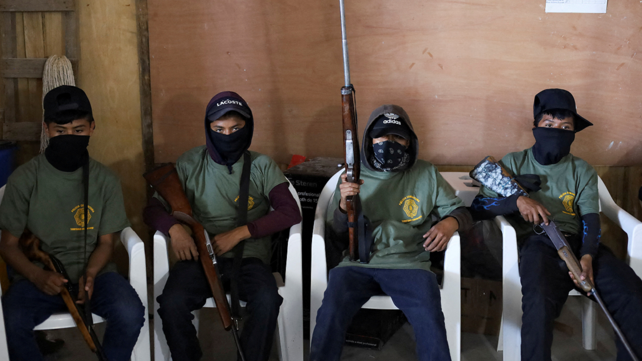 Mexican Children Join Volunteer Police Force to Combat Organized Crime