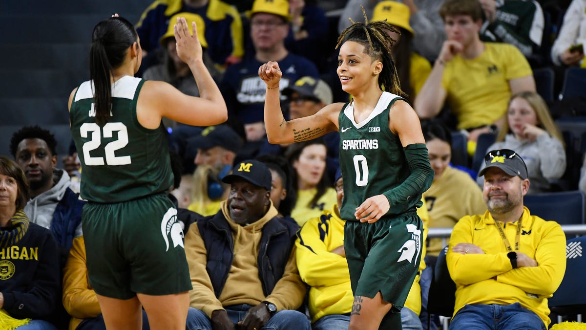 Featured image for "Michigan State Sweeps Michigan in Women's and Men's Basketball Rivalry"