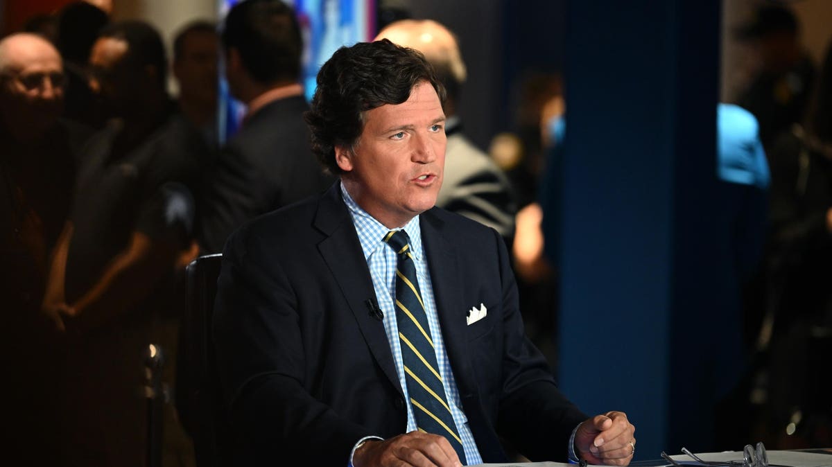 Tucker Carlson Dismisses Russian TV Speculation as 'Bulls**t'