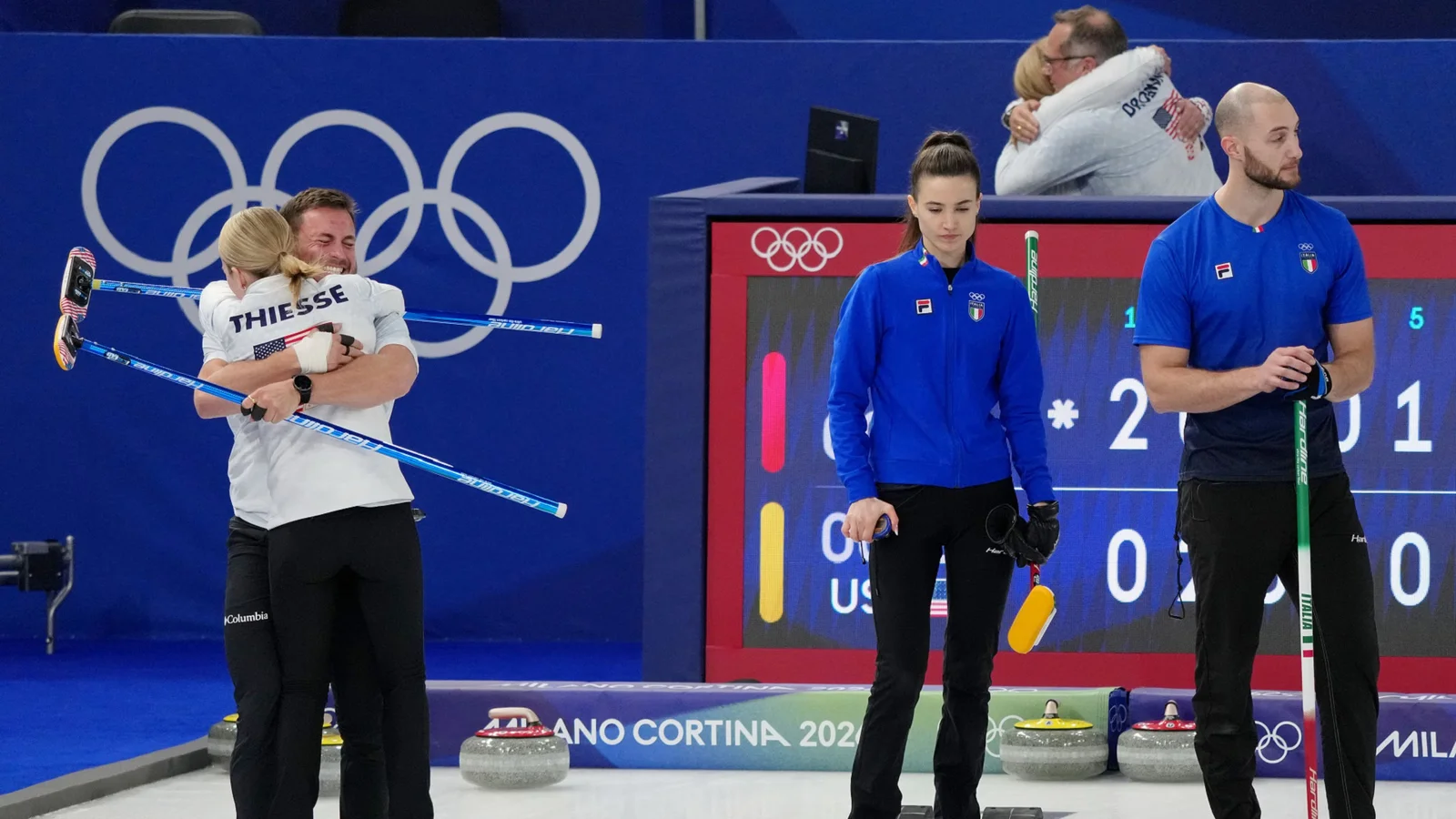USA Advances to Olympic Mixed Doubles Gold Medal Game vs Sweden