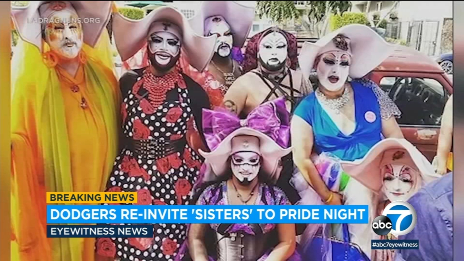 Dodgers backtrack and invite Sisters of Perpetual Indulgence to Pride Night after controversy.