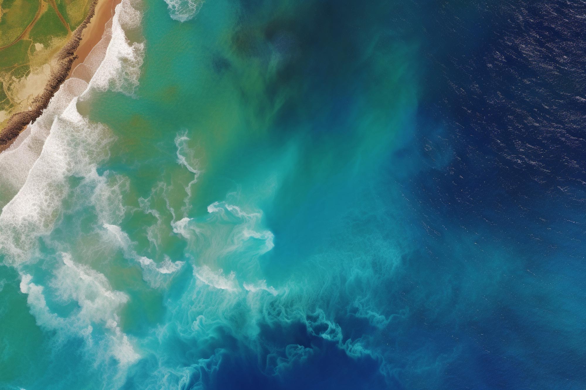 "Rising Temperatures Prompt Startling Green Transformation in Earth's Oceans"