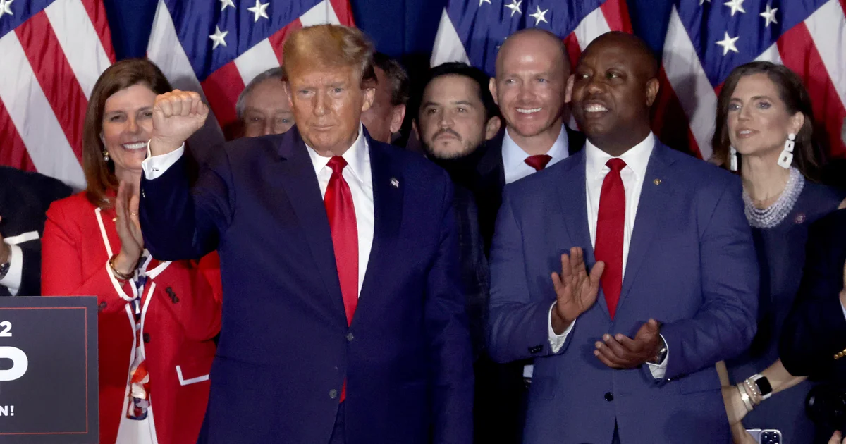 Featured image for Tim Scott Pledges $14M for GOP Outreach to Black and Latino Voters