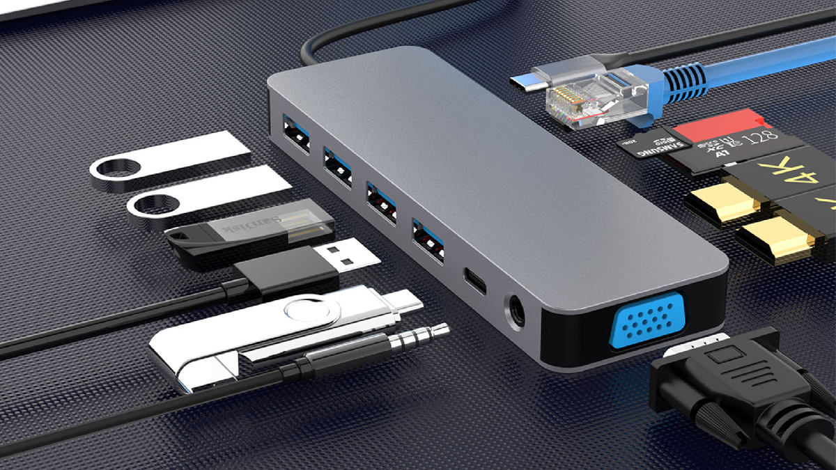 Featured image for "Power up your desk with this versatile 13-in-1 HDMI and USB docking station at a discounted price"