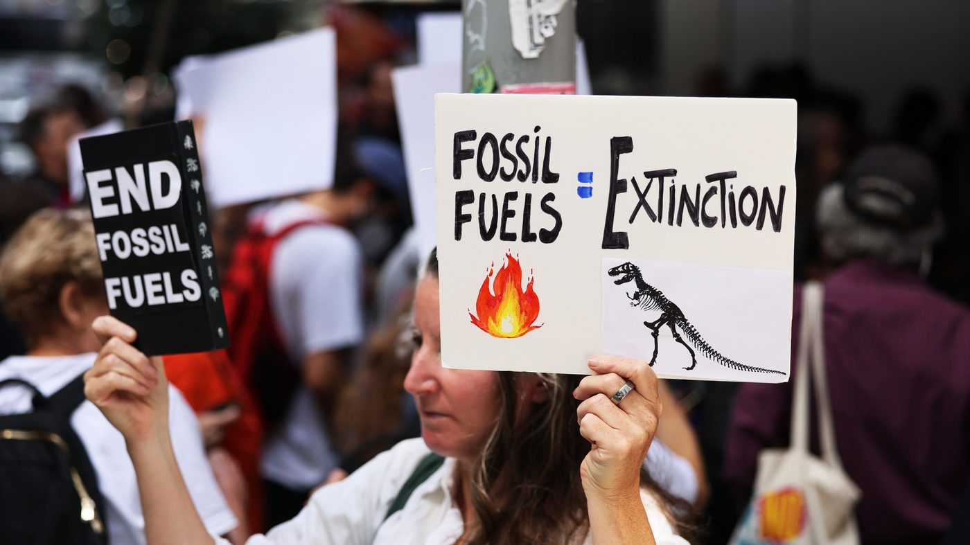 "Massive Climate March in New York Demands Biden's Action on Fossil Fuels"