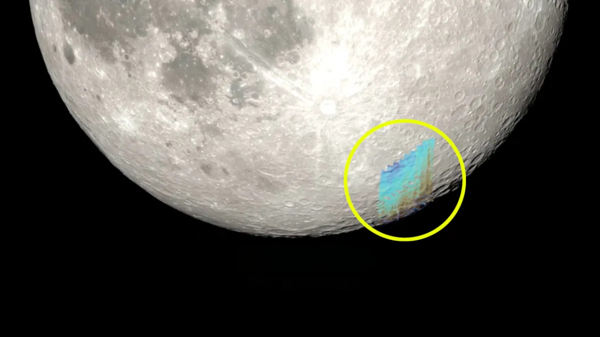 NASA's First Detailed Map of Lunar Water.