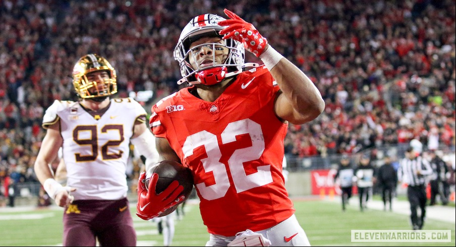 Featured image for "Star Ohio State RB TreVeyon Henderson and DE JT Tuimoloau Opting to Stay for Senior Season"