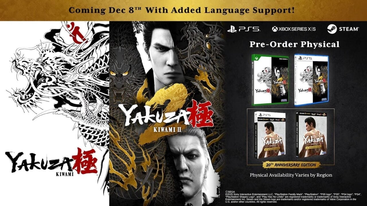Featured image for Yakuza Series Launches on PS5, Xbox Series, and PC with New Releases and Discounts