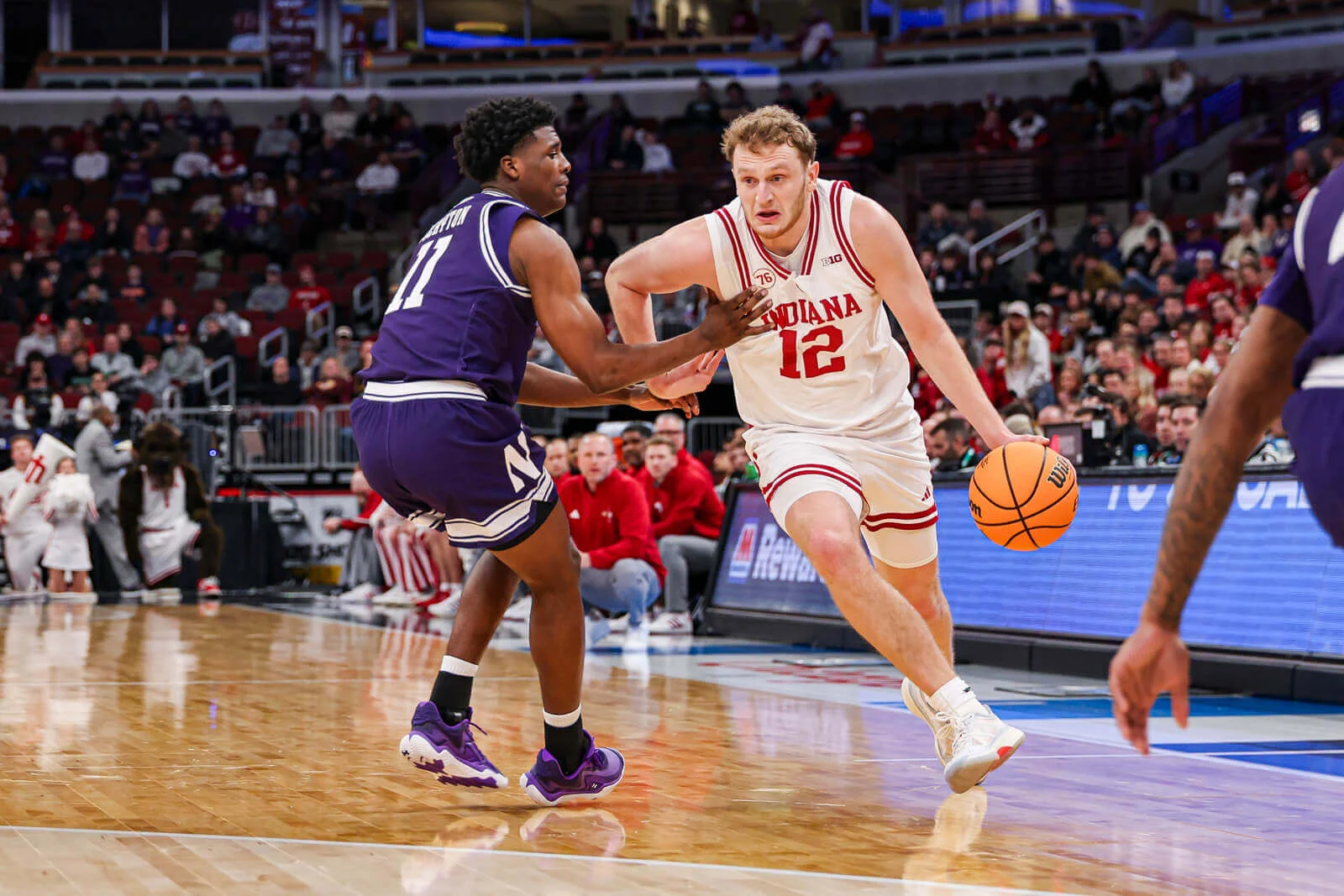 Northwestern Pulls Away to Beat Indiana 74-61 as Hoosiers' postseason Hopes Fade
