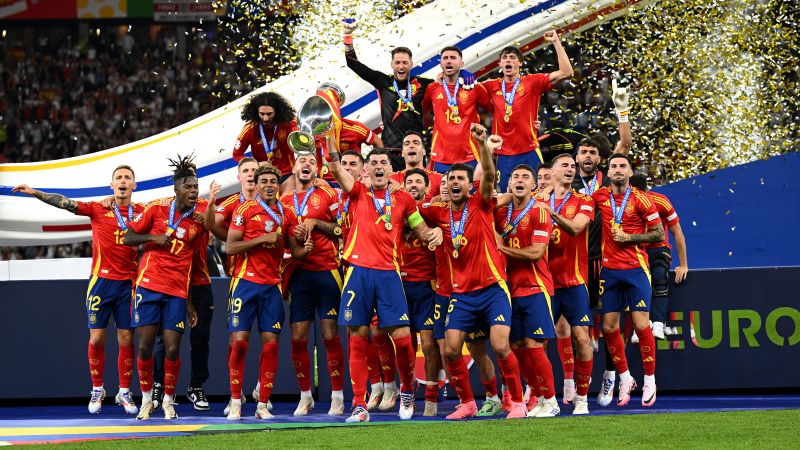 Spain Clinches Record Fourth Euro Title with 2-1 Victory Over England