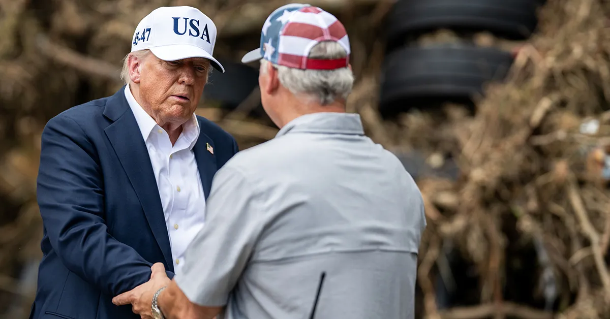 Featured image for President Trump Visits Texas Flood Zone, Offers Support and Unity