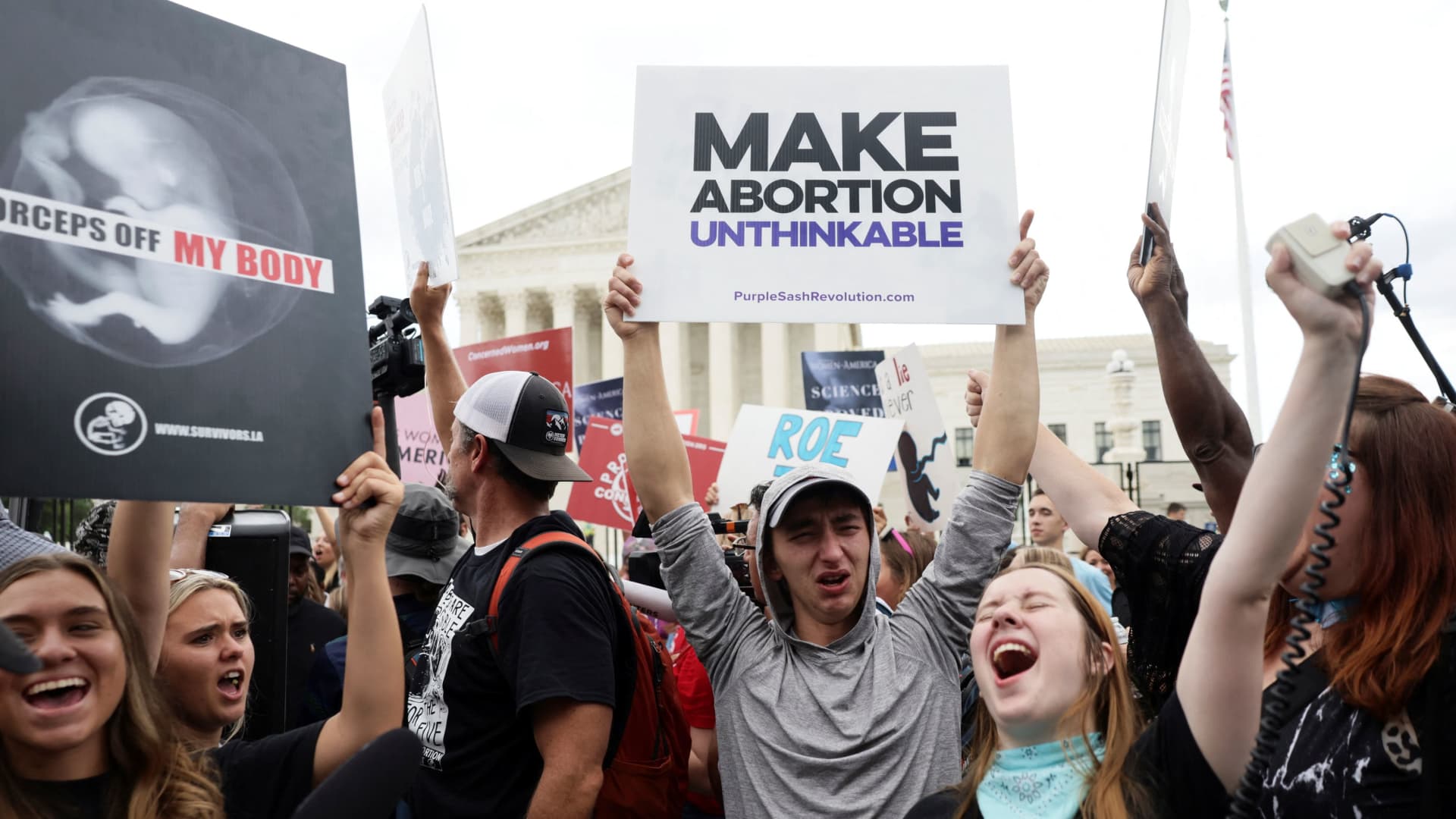 Supreme Court urged to maintain restrictions on mifepristone by anti-abortion groups and drug companies.